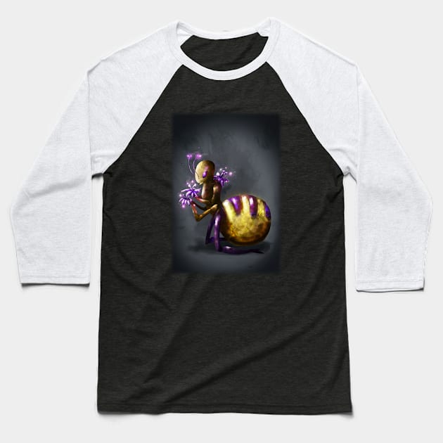 Ant World - Violet Fairy Baseball T-Shirt by InVeCt Art